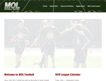 Tablet Screenshot of molfootball.org